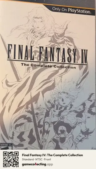 Final Fantasy IV: The Complete Collection PlayStation Portable, NTSC box front