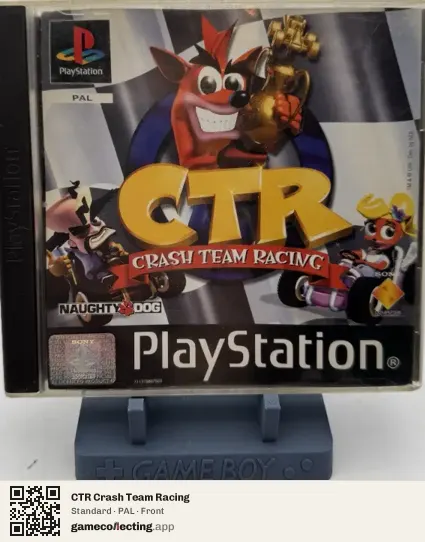 CTR Crash Team Racing PlayStation, PAL box front