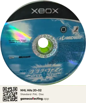 NHL Hitz 20-02 Xbox, PAL disc