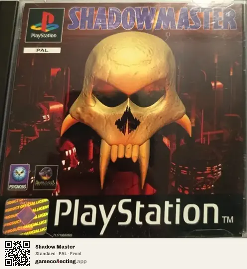 Shadow Master PlayStation, PAL box front