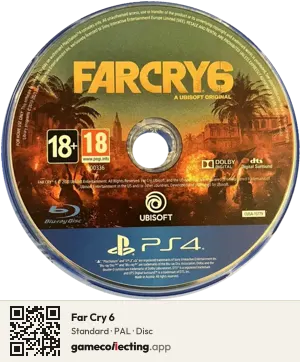 Far Cry 6 PlayStation 4, PAL disc