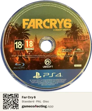 Far Cry 6 PlayStation 4, PAL disc