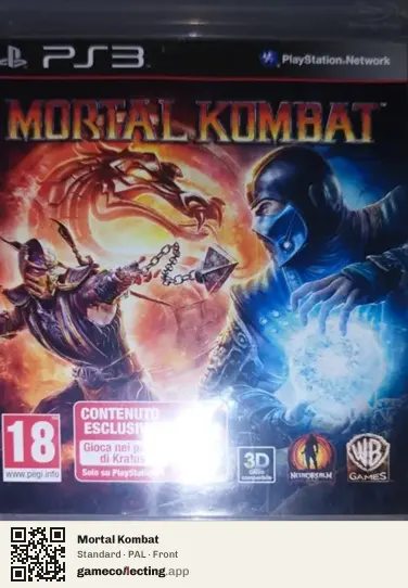 Mortal Kombat PlayStation 3, PAL box front