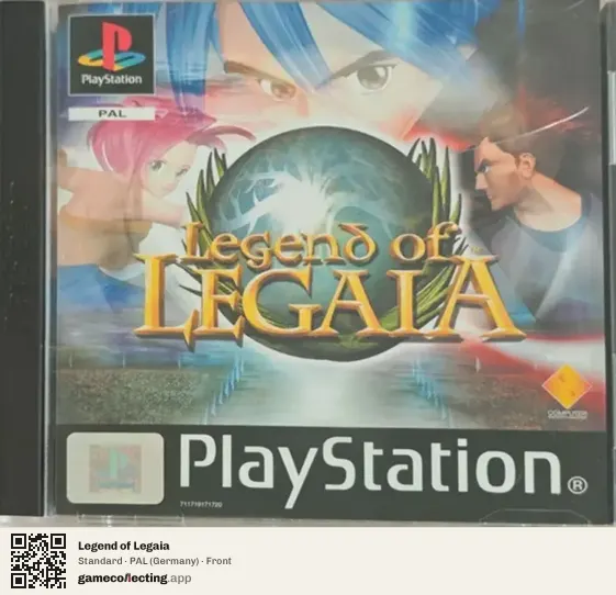 Legend of Legaia PlayStation, Germany box front