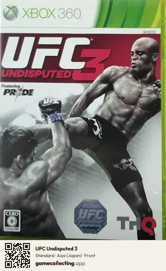 UFC Undisputed 3 Xbox 360, Asia box front