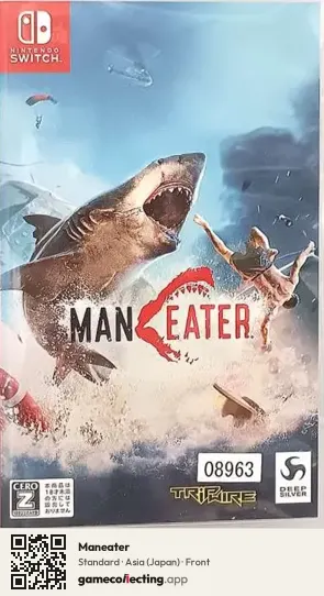 Maneater Nintendo Switch, Asia box front