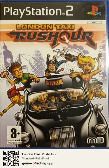 London Taxi: Rush Hour PlayStation 2, PAL box front