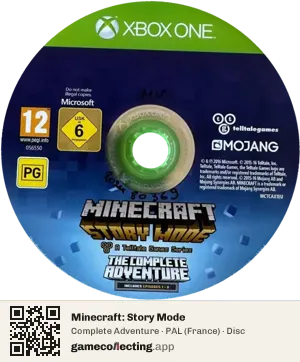 Minecraft: Story Mode Xbox One, PAL disc