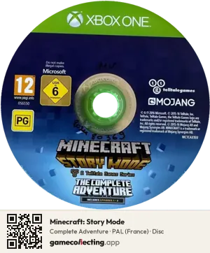 Minecraft: Story Mode Xbox One, PAL disc