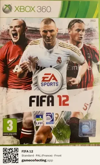 FIFA 12 Xbox 360, France box front