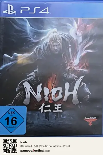 Nioh PlayStation 4, Nordic countries box front