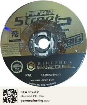FIFA Street 2 Nintendo GameCube, PAL disc