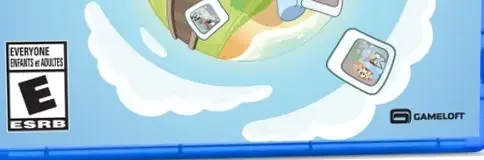 Bluey's Happy Snaps, the ESRB box on its front