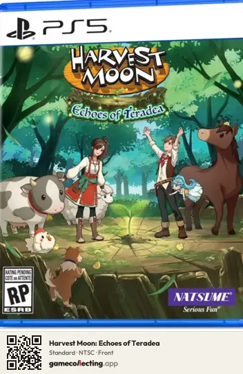 Harvest Moon: Echoes of Teradea PlayStation 5, NTSC box front