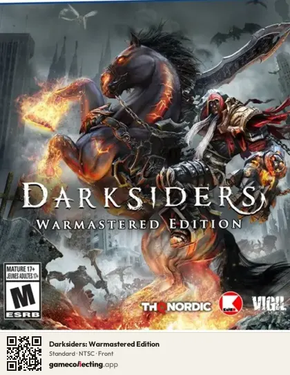Darksiders: Warmastered Edition PlayStation 5, NTSC box front