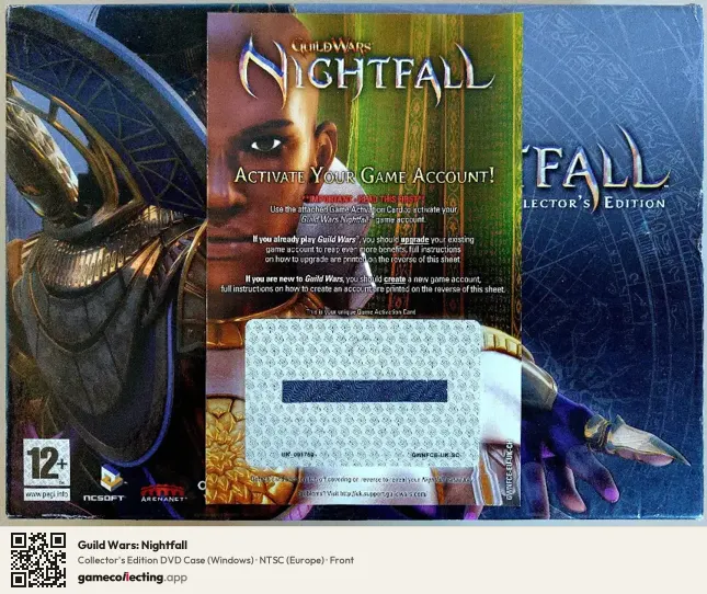 Guild Wars: Nightfall Computer, Europe box front