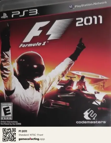 F1 2011 PlayStation 3, NTSC box front