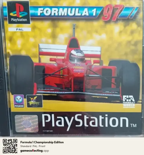 Formula 1 Championship Edition PlayStation, PAL box front