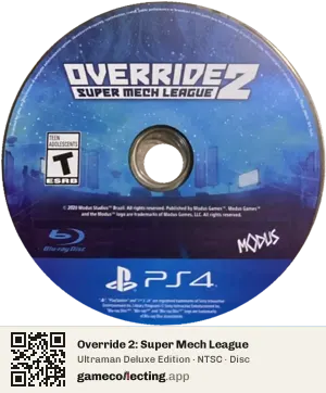 Override 2: Super Mech League PlayStation 4, NTSC disc