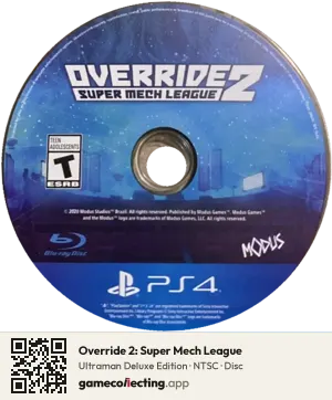Override 2: Super Mech League PlayStation 4, NTSC disc