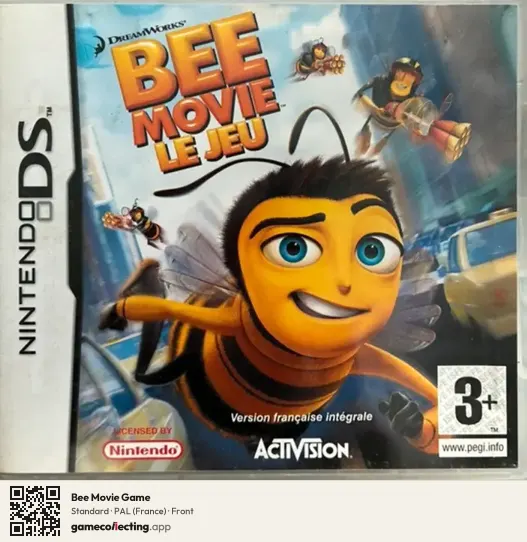 Bee Movie Game Nintendo DS, France box front