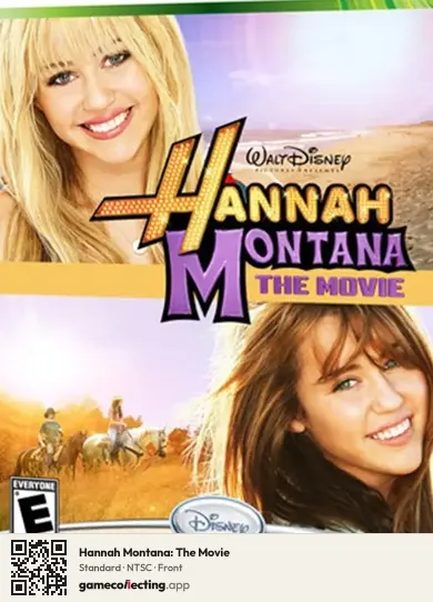 Hannah Montana: The Movie Xbox 360, NTSC box front