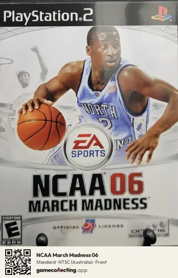 NCAA March Madness 06 PlayStation 2, Australia box front