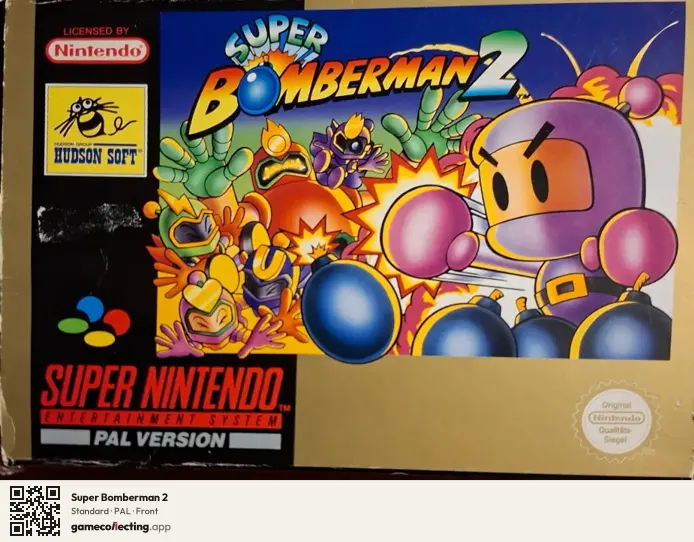 Super Bomberman 2 Super Nintendo Entertainment System, PAL box front