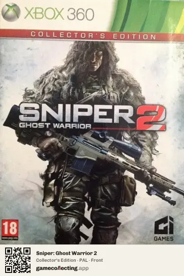 Sniper: Ghost Warrior 2 Xbox 360, PAL box front