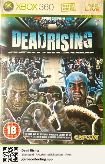 Dead Rising Xbox 360, United Kingdom box front
