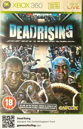Dead Rising Xbox 360, United Kingdom box front