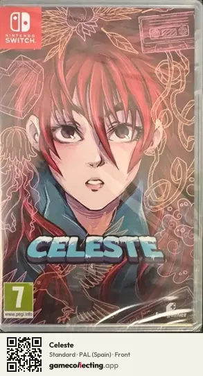 Celeste Nintendo Switch, Spain box front