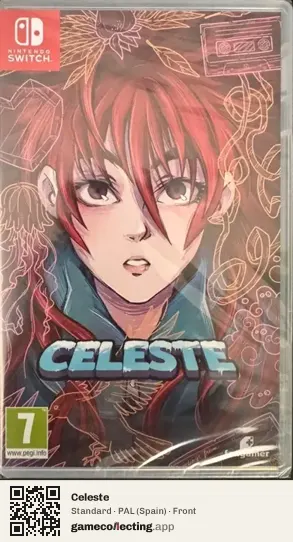 Celeste Nintendo Switch, Spain box front