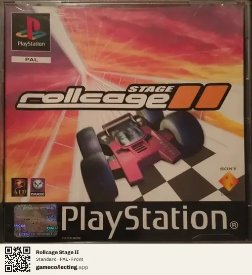 Rollcage Stage II PlayStation, PAL box front