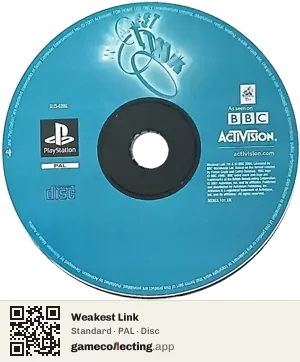 Weakest Link PlayStation, PAL disc