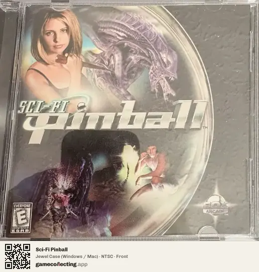 Sci-Fi Pinball Computer, NTSC box front