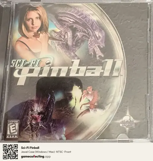 Sci-Fi Pinball Computer, NTSC box front