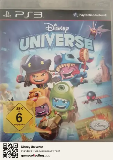Disney Universe PlayStation 3, Germany box front