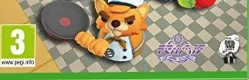 Overcooked!, the PEGI square on its front