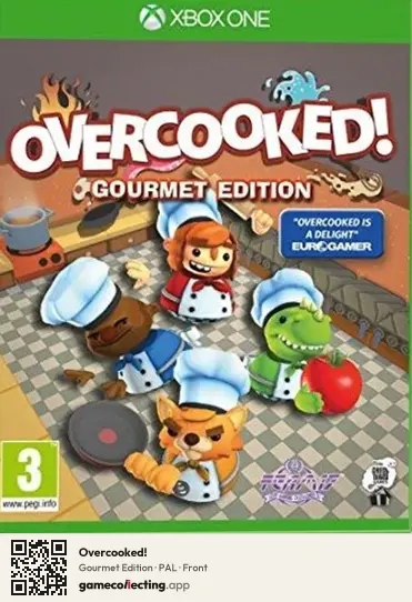 Overcooked! Xbox One, PAL box front