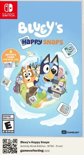 Bluey's Happy Snaps Nintendo Switch, NTSC box front