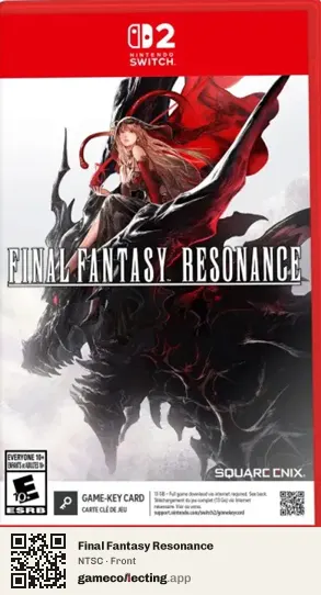 Final Fantasy Resonance Nintendo Switch 2, NTSC box front