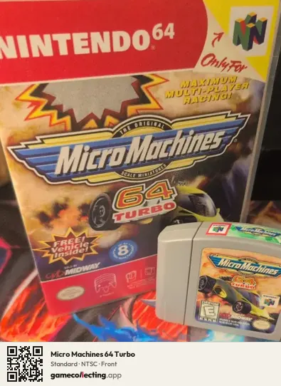 Micro Machines 64 Turbo Nintendo 64, NTSC box front