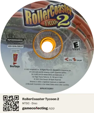 RollerCoaster Tycoon 2 Computer, NTSC disc