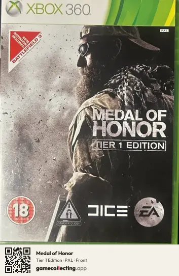 Medal of Honor Xbox 360, PAL box front