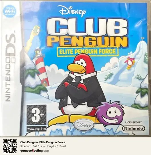 Club Penguin: Elite Penguin Force Nintendo DS, United Kingdom box front