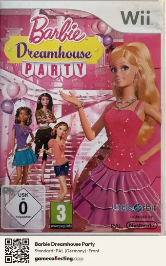 Barbie Dreamhouse Party Nintendo Wii, Germany box front
