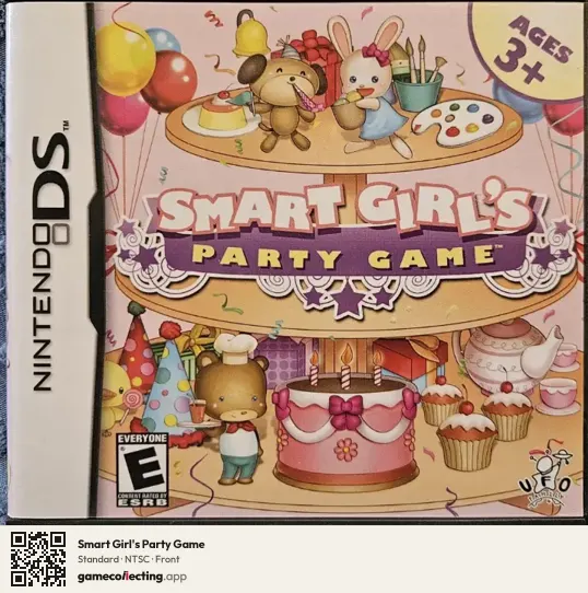 Smart Girl's Party Game Nintendo DS, NTSC box front