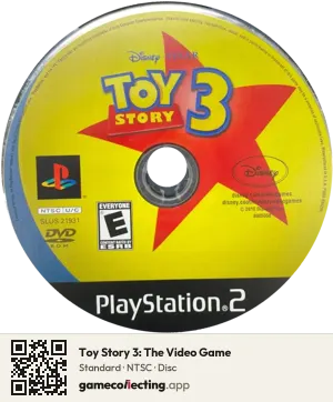 Toy Story 3: The Video Game PlayStation 2, NTSC disc