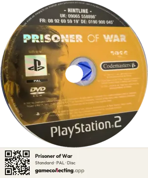 Prisoner of War PlayStation 2, PAL disc